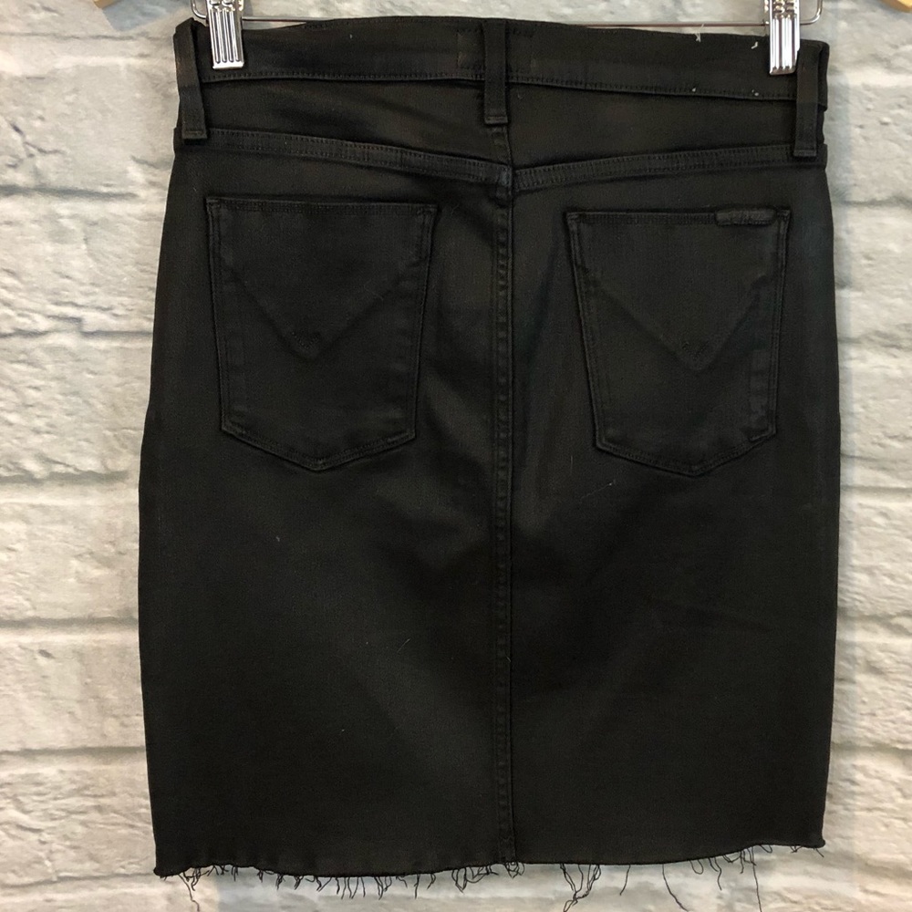 Hudson Robbie Midrise Coated Mini Pencil Skirt - Picture 4 of 8
